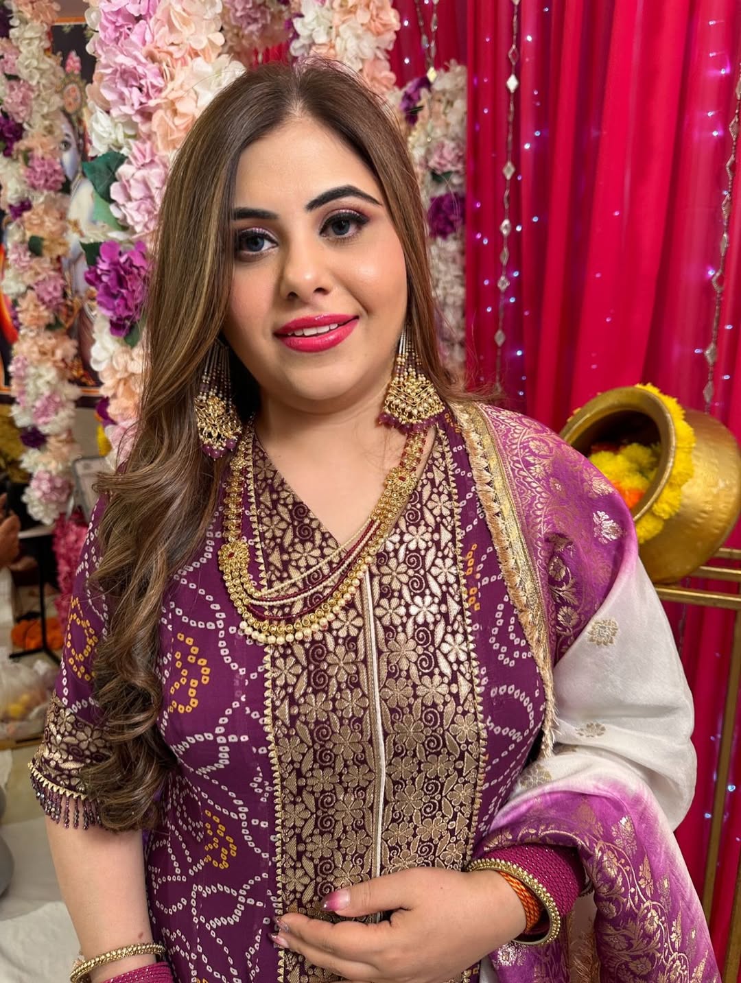 Some looks don’t need a filter — just the right hands behind the look 💜✨ We brings out a calm,